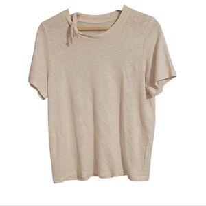 Margaret O'Leary Pink Linen Short Sleeve Shirt